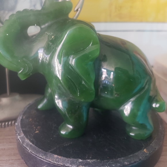 Vintage Jade  Elephant - Picture 3 of 4